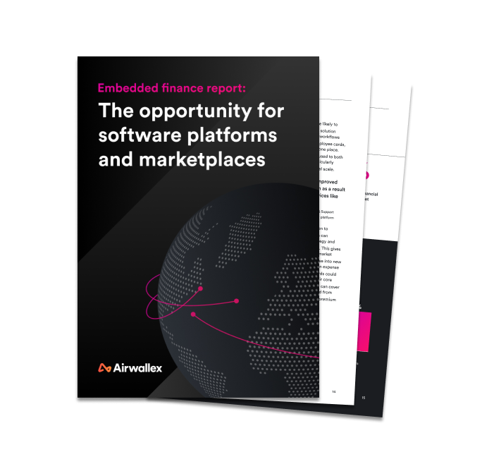 Embedded finance opportunity for SaaS platforms and marketplaces