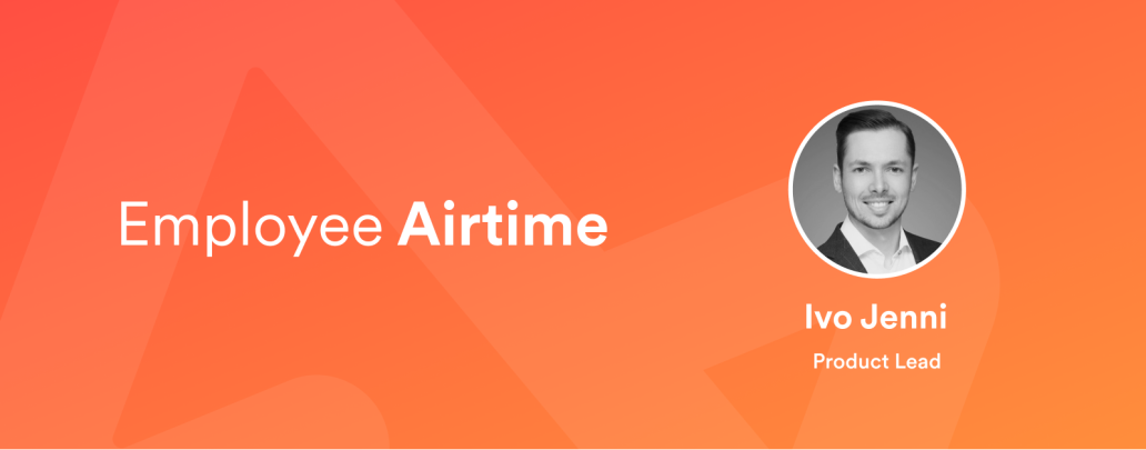 Employee Airtime with Ivo Jenni, Product Lead based in Shanghai