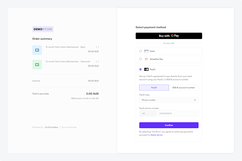 Payto Checkout