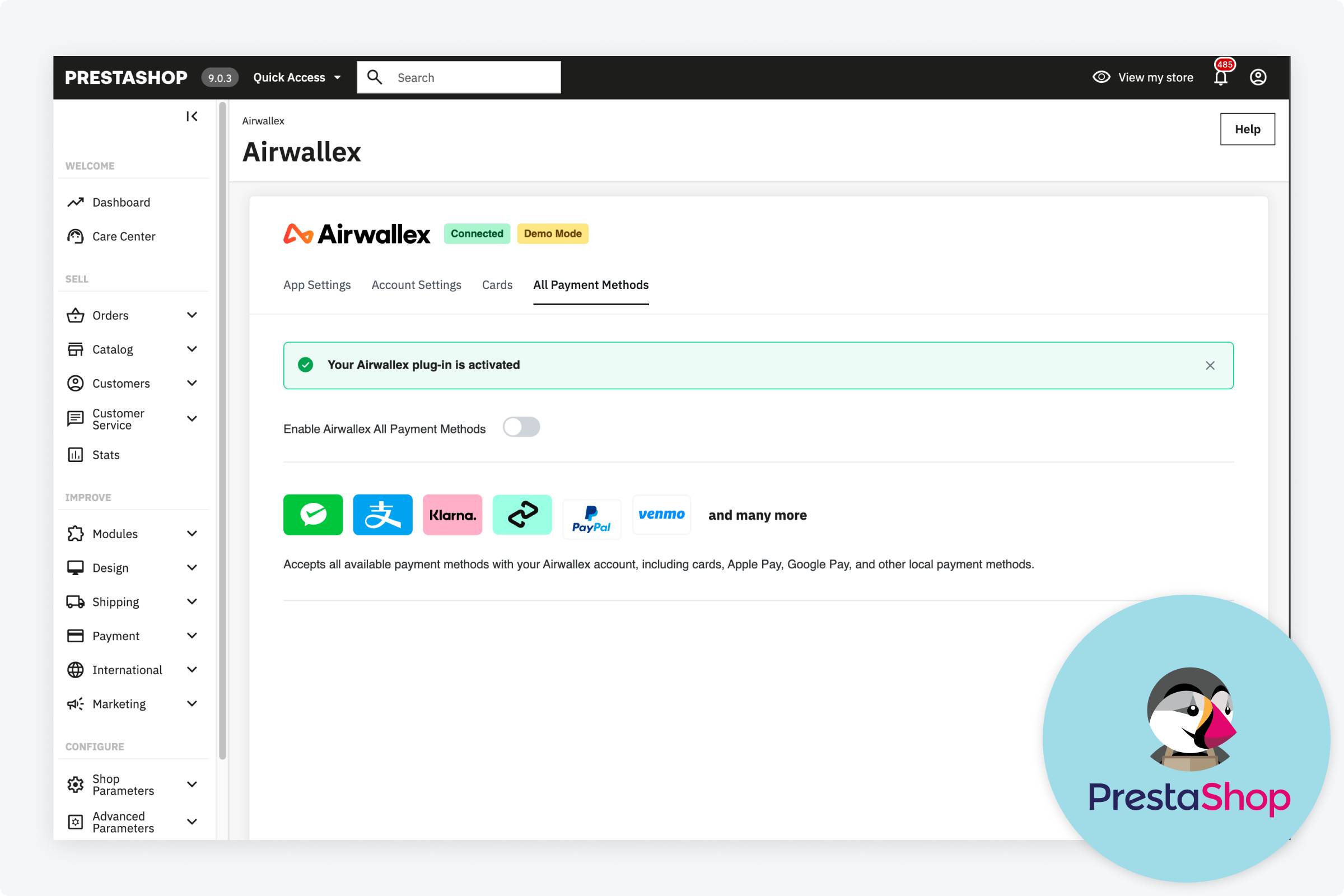 Prestashop UI