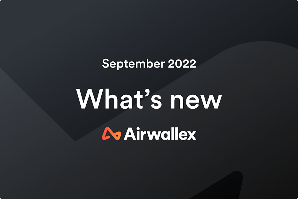 September release notes: Faster payment acceptance, smoother reconciliation, and 2FA
