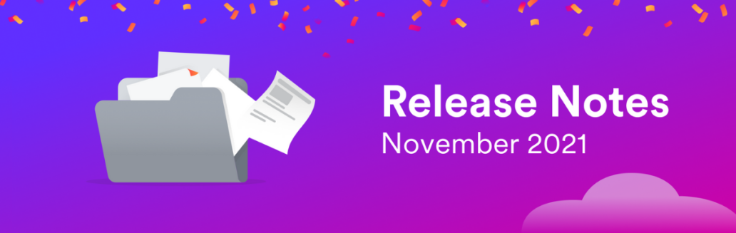 Release Notes: November 2021