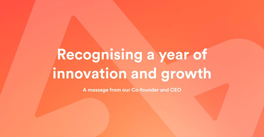 A message from our Co-founder and CEO