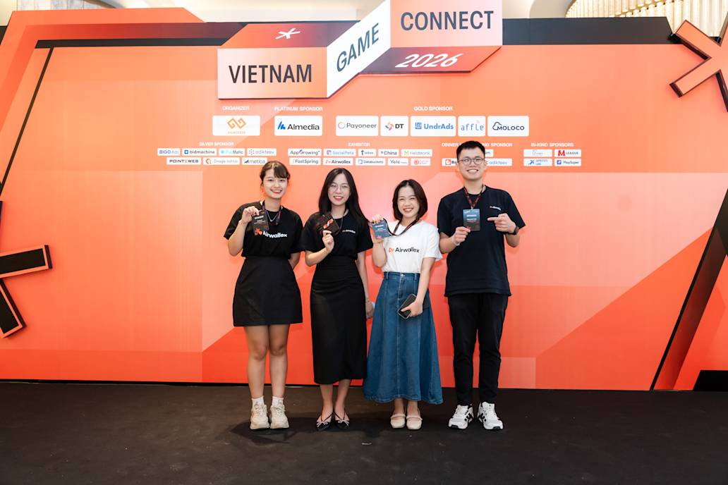 Airwallex at Vietnam Game Connect 2026: Partnering with game studios on their global growth journey.