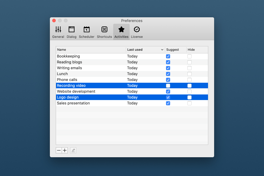 1.15 Activity Management