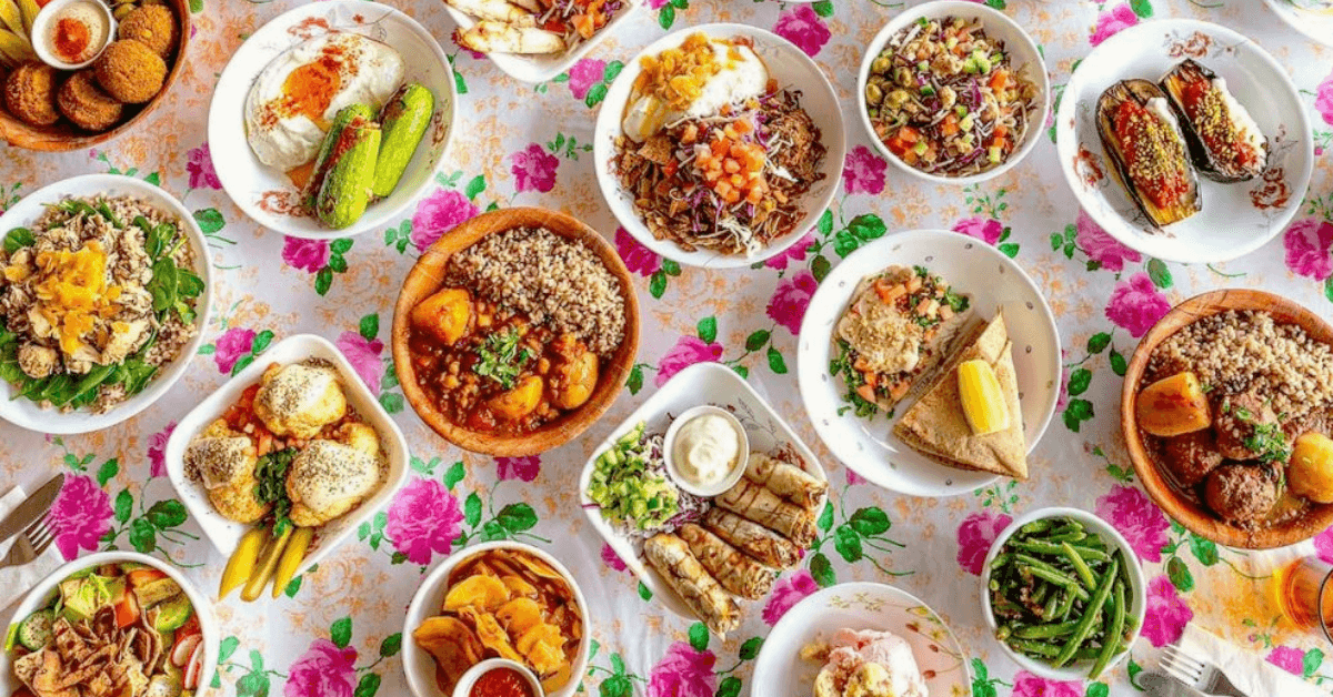 A selection of dishes from Teta Mona