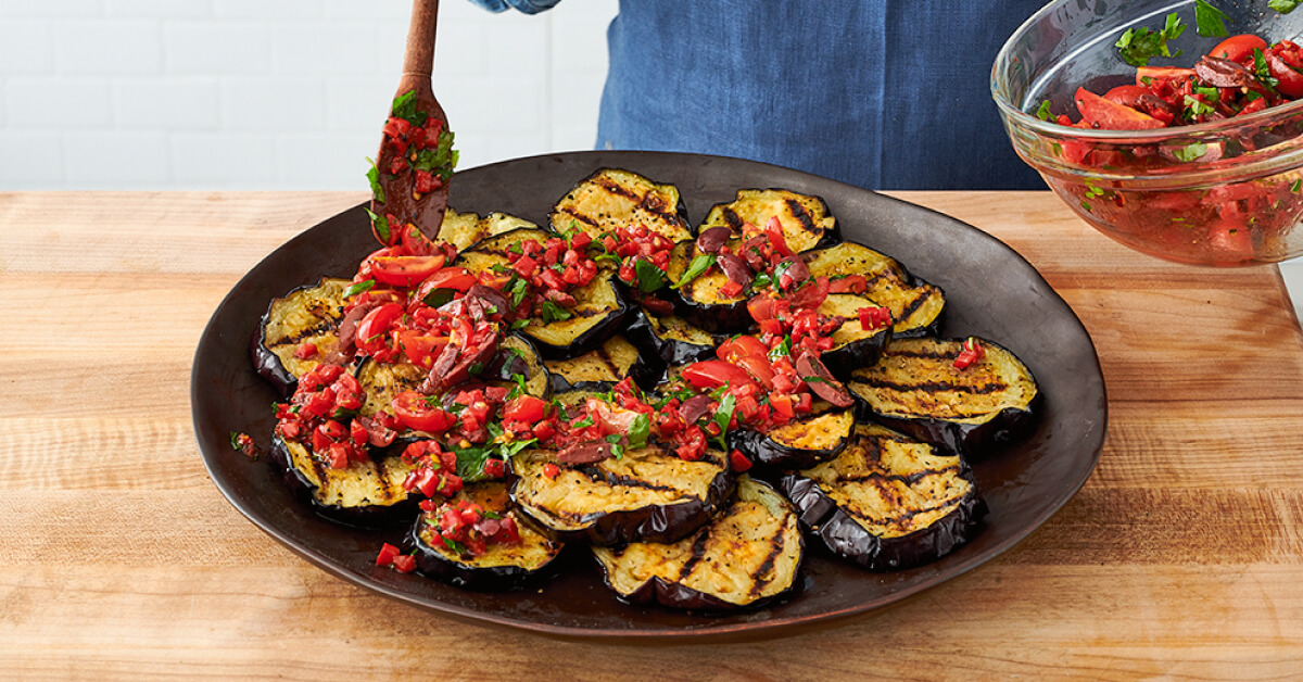 EGGPLANT WITH MEDITERRANEAN RELISH - Step 6