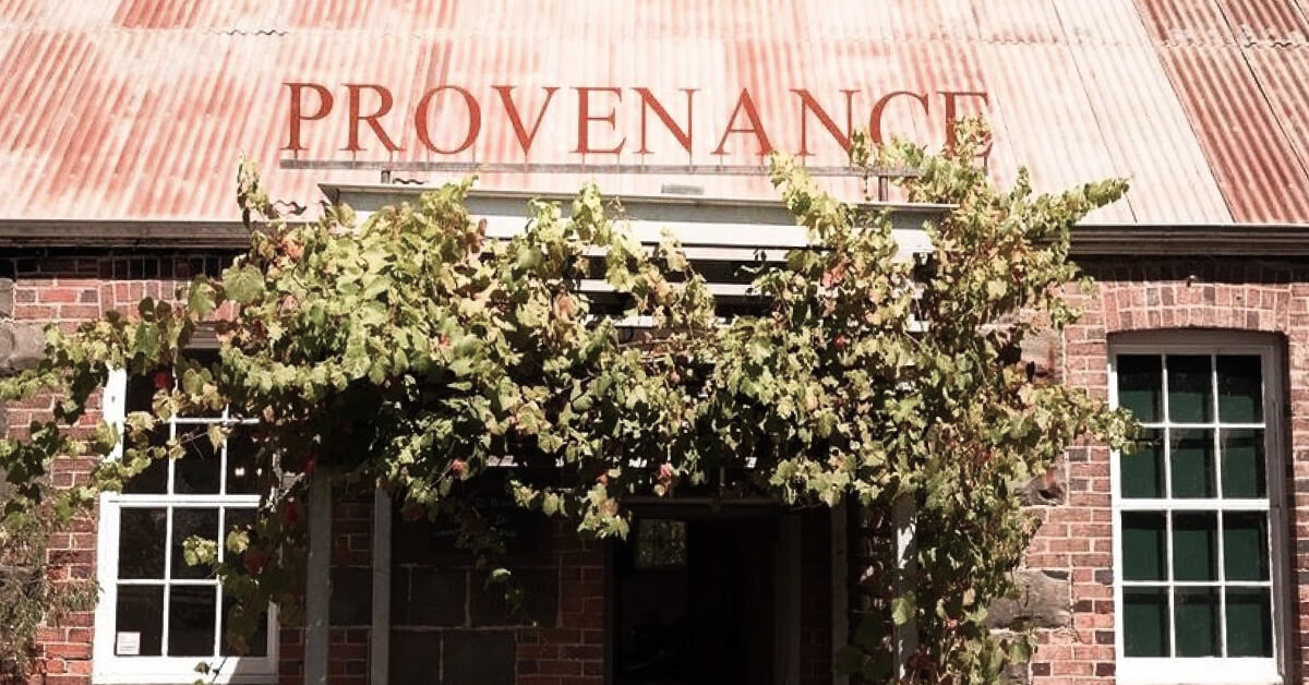Provenance cellar door