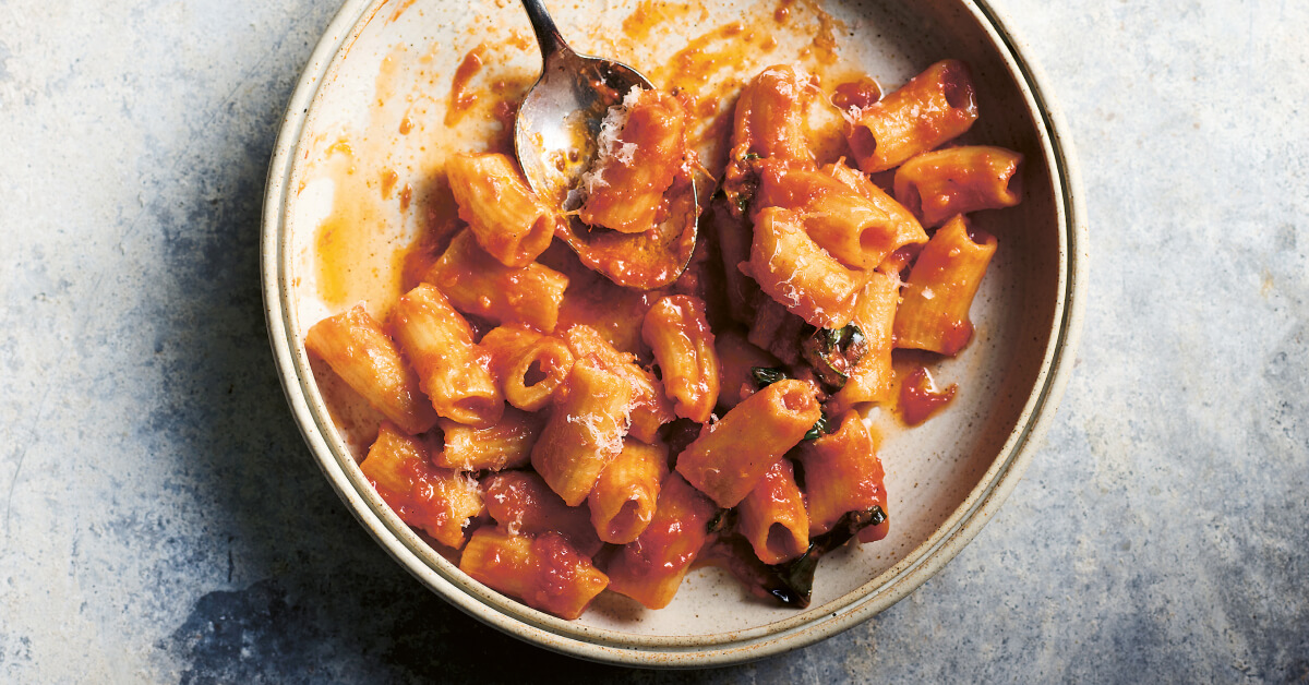 Rigatoni pomodoro from Tipo 00