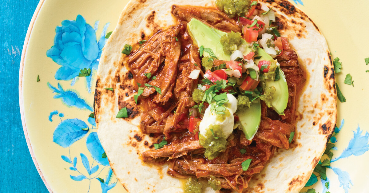 Shredded brisket