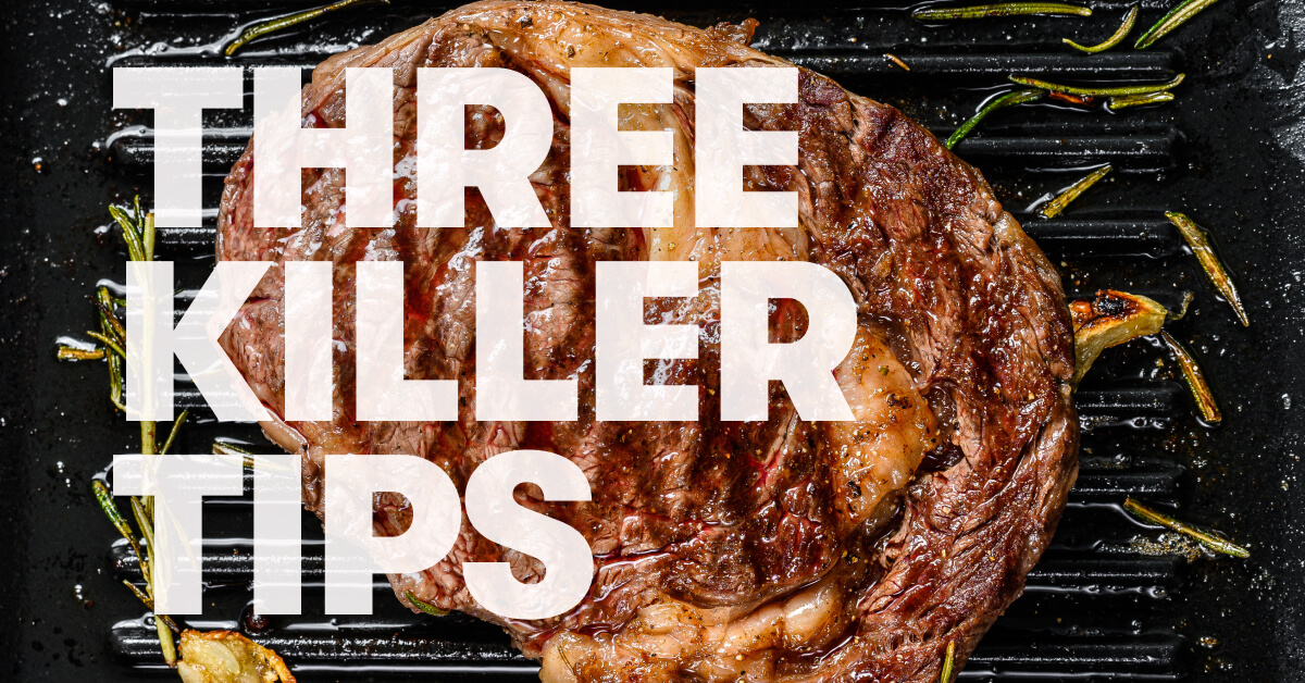 Three Killer Tips Steak Pairing