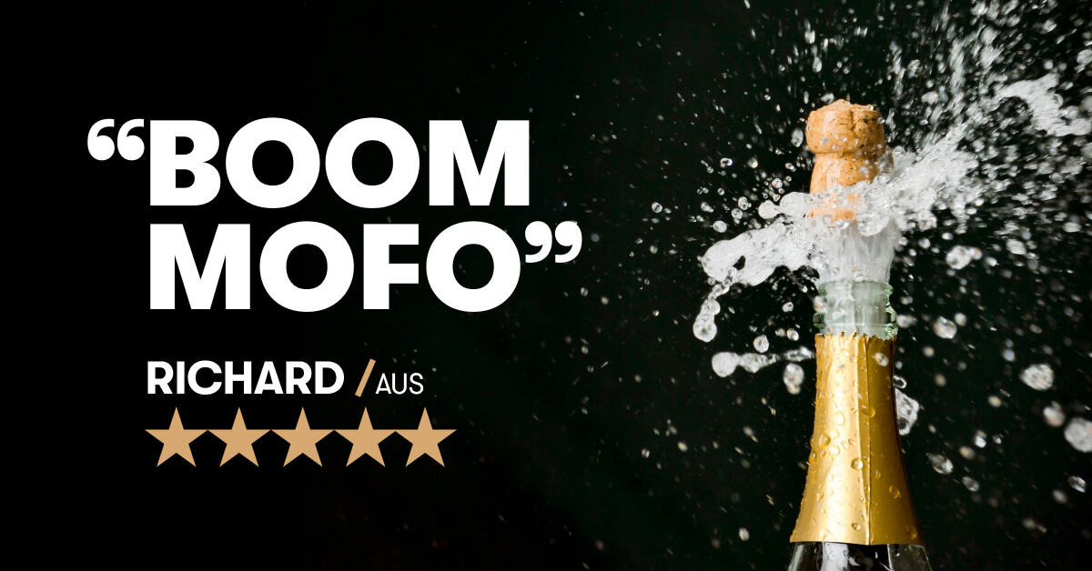 "Boom mofo"