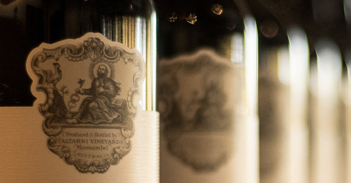 A lineup of Taltarni wines
