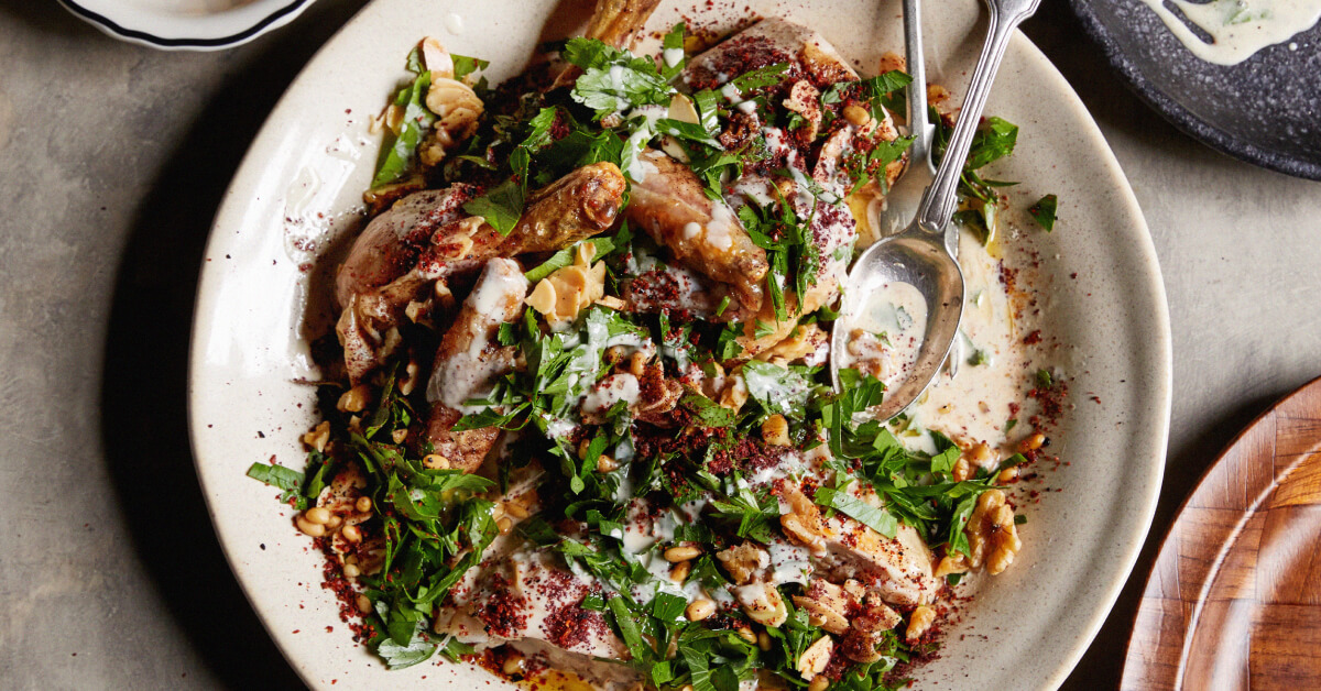 Joseph Abboud's Tahini Chicken