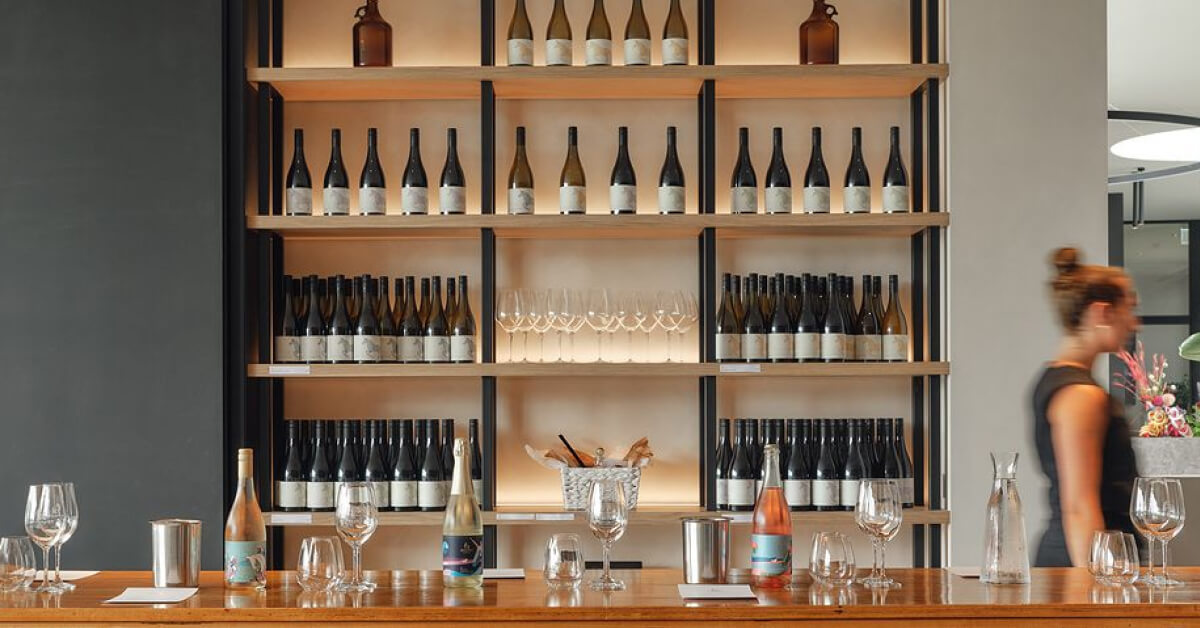 Helen & Joey Estate tasting room in an elegant cellar door with vineyard views
