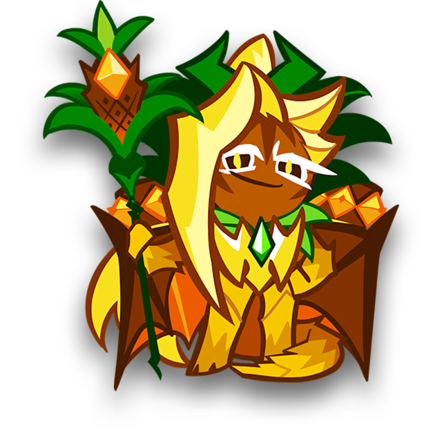 Ananas Dragon Cookie