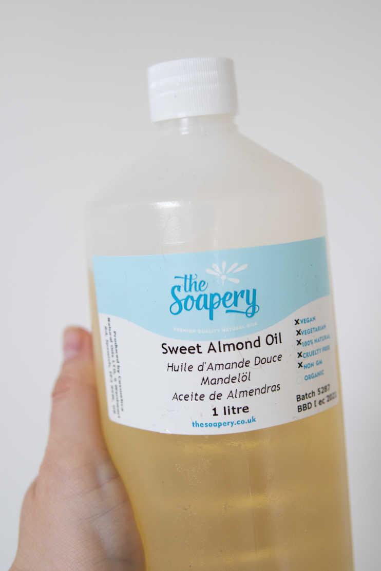 baby almond oil, the soapery 