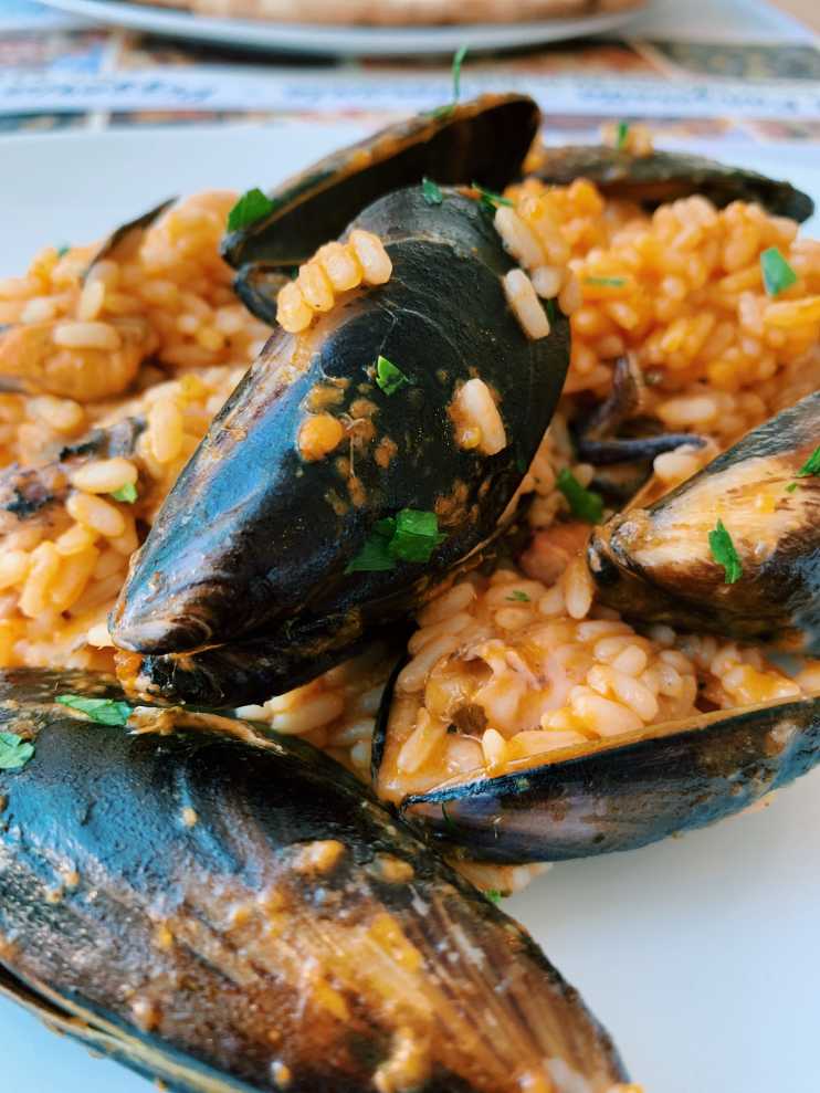 Seafood risotto