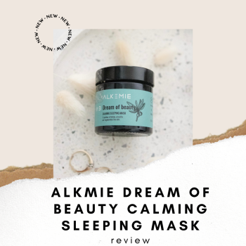 Alkmie dream of beauty calming sleeping mask review