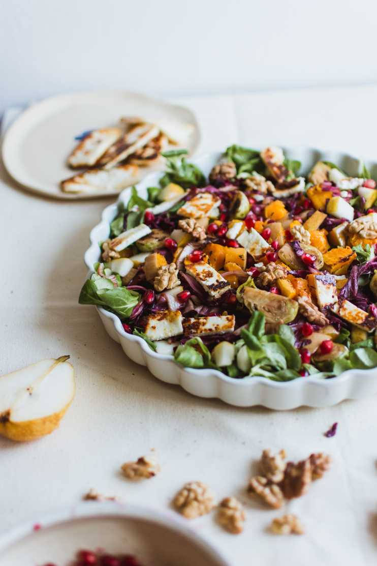 Roasted pumpkin salad