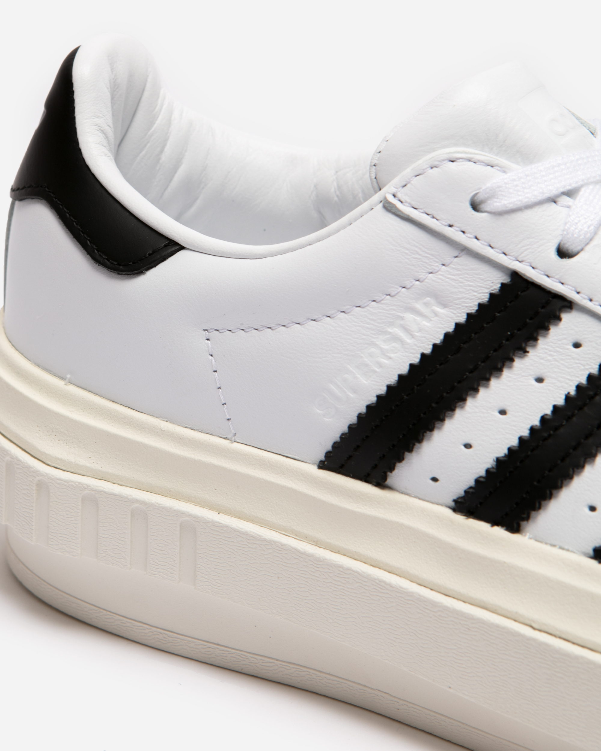 Adidas superstar hotsell platform height