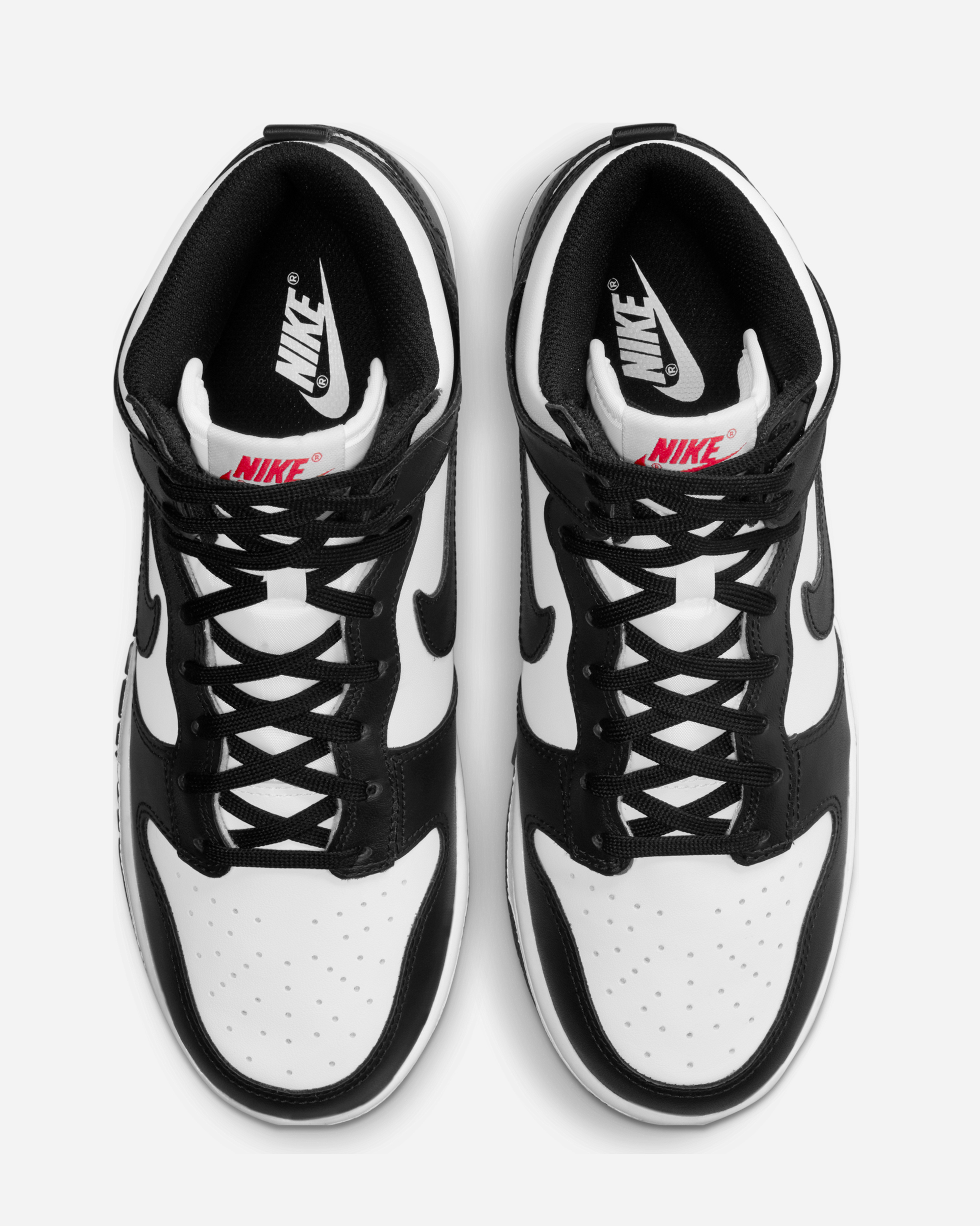 nike dunk high black toe