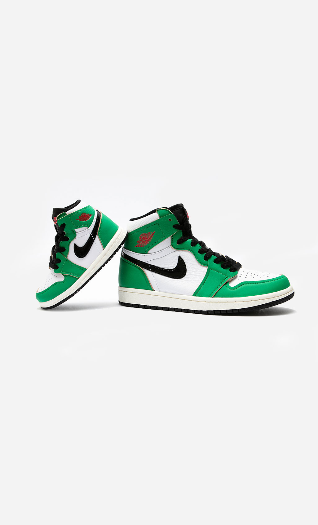 lucky green jordan ones