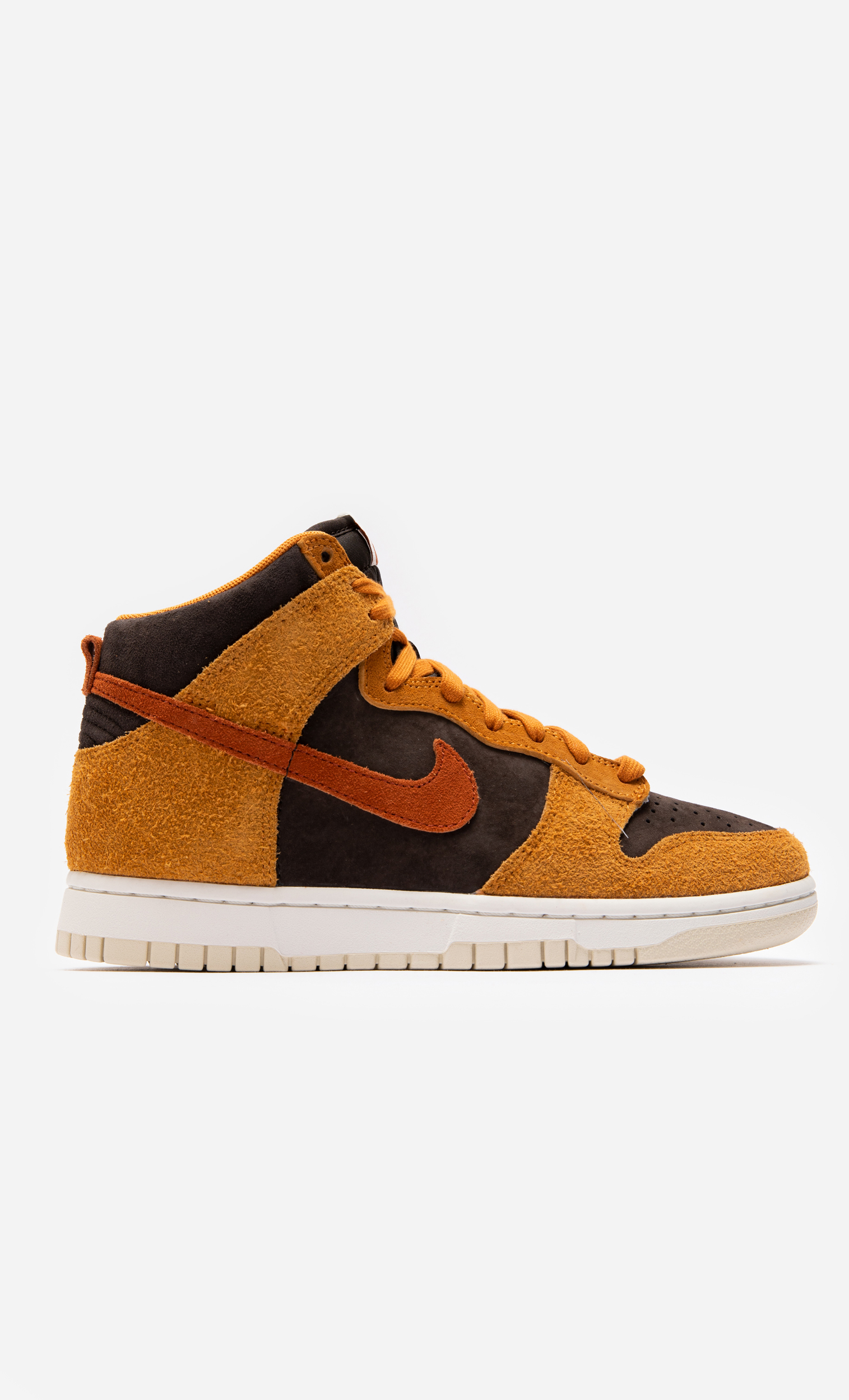 nike dunk hi retro premium dark russet