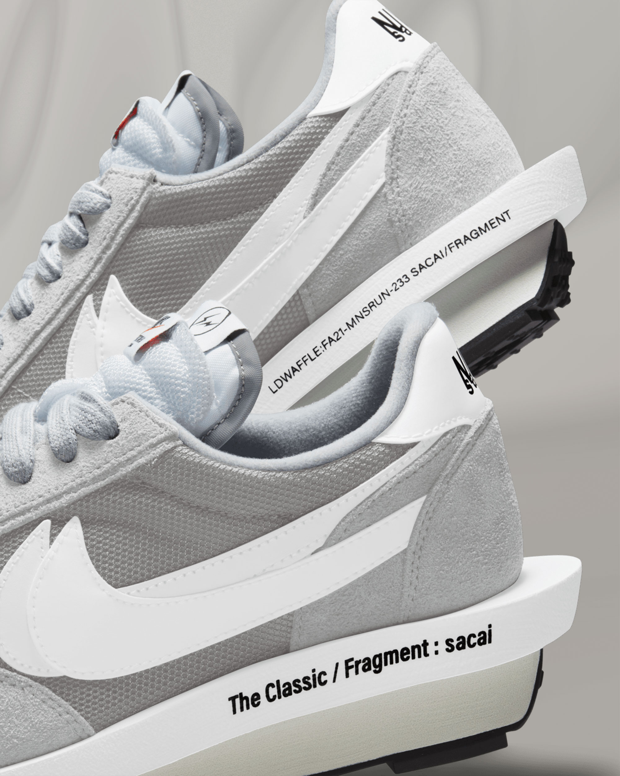 Nike x Sacai x Fragment LDWaffle Editorial | NAKED Copehagen