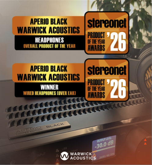 Article image: APERIO Scoops TWO Accolades at StereoNET's 2026 Product of the Year Awards