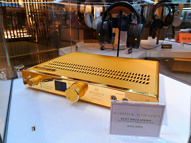 Gold APERIO in Harrods May 2023