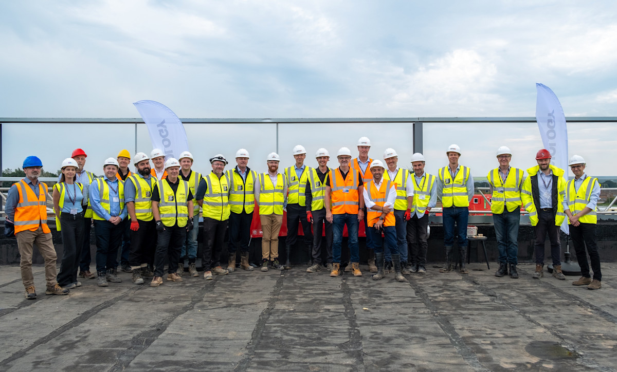 Warwick Acoustics Topping Out Ceremony Participants