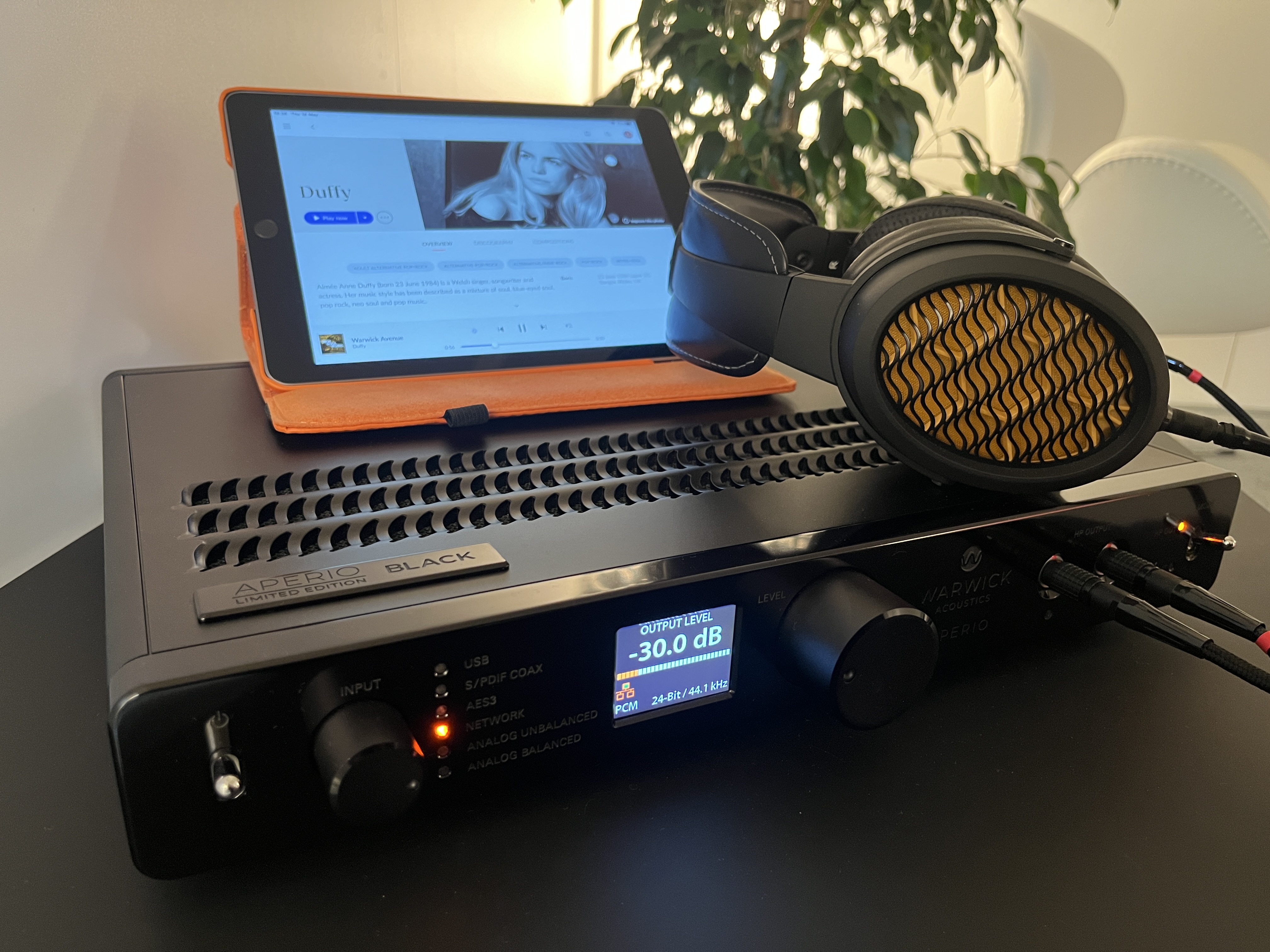 Article image: The APERIO is the finest reproduction of music sound in a headphone system at any price 