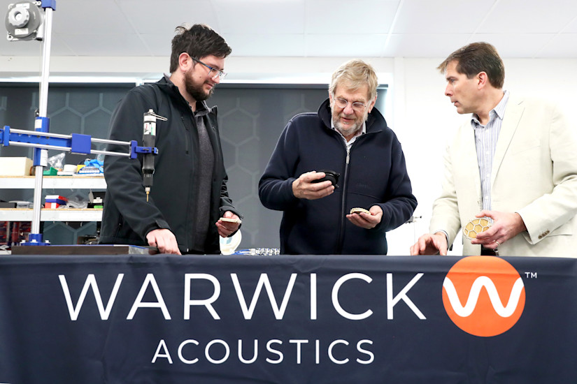 Steve Cropley, Autocar at Warwick Acoustics Innovation Centre