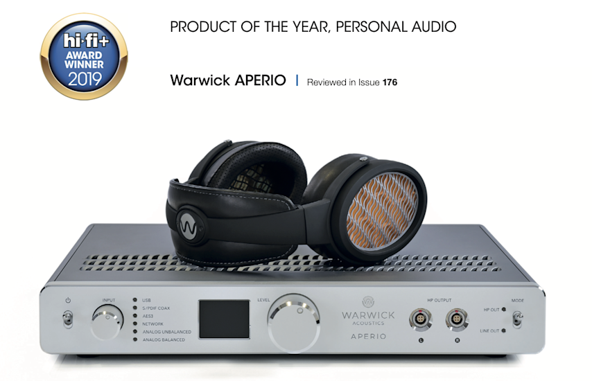 Product of the Year 2019 - Warwick Acoustics APERIO