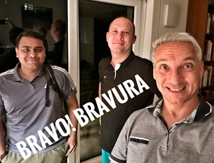 D.Pasch & Friends Germany listening to BRAVURA
