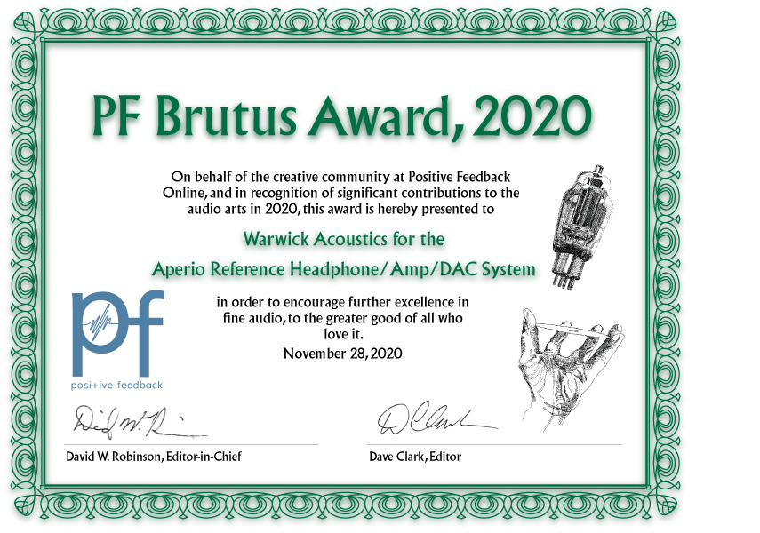 Article image: PF Brutus Award 2020 - APERIO