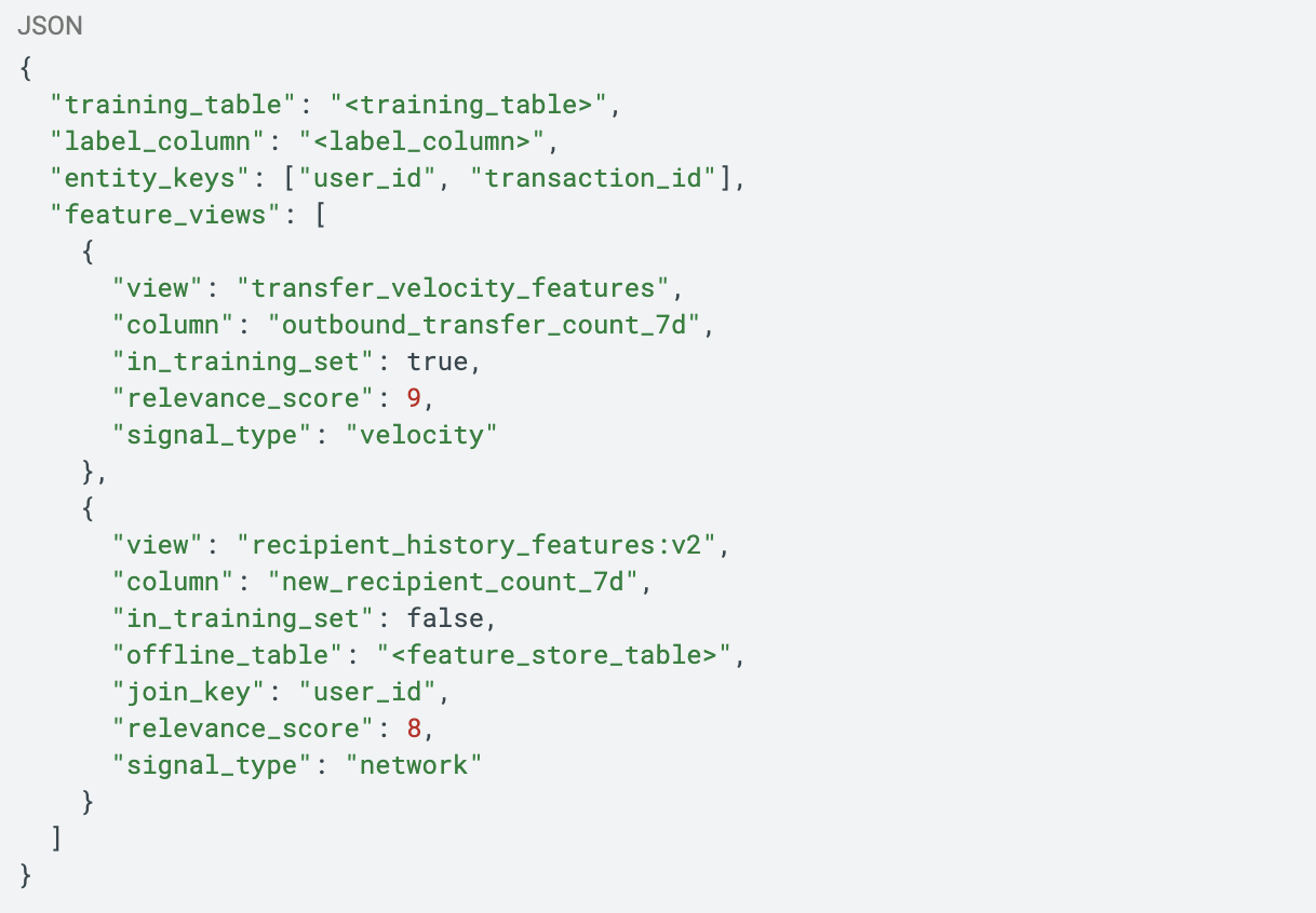 json code 3