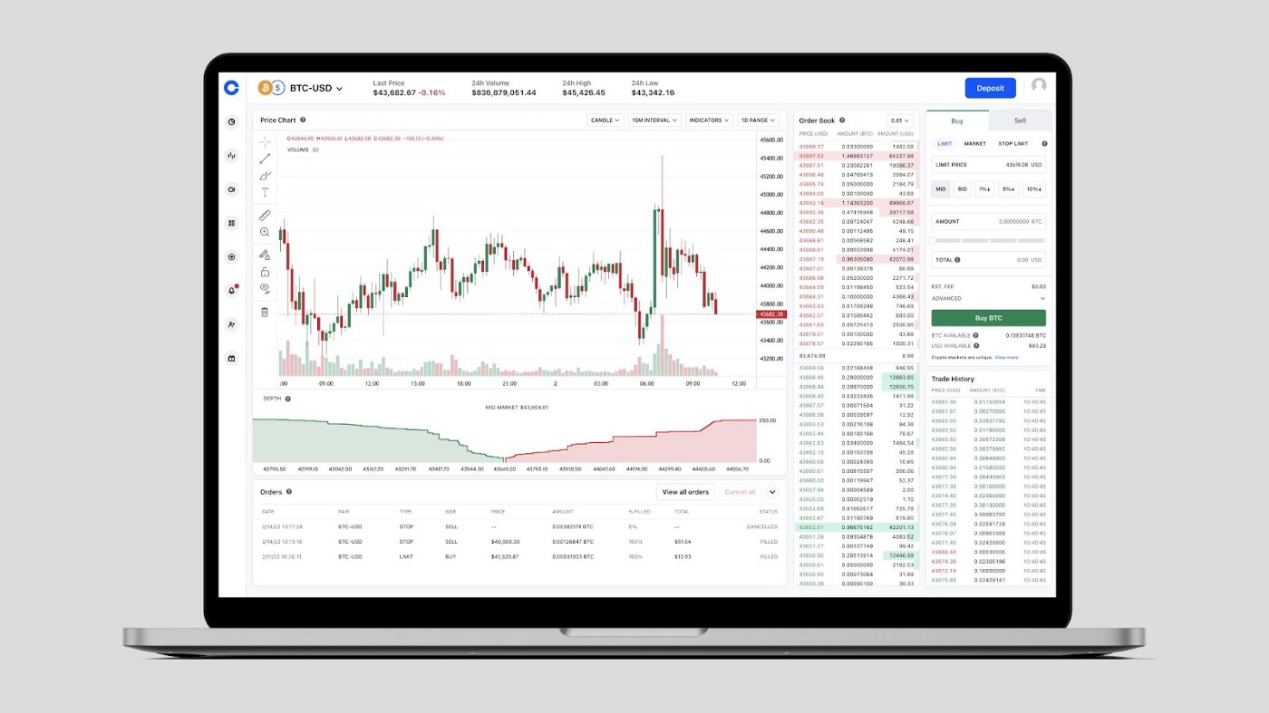 Advanced trading tools are now on Coinbase