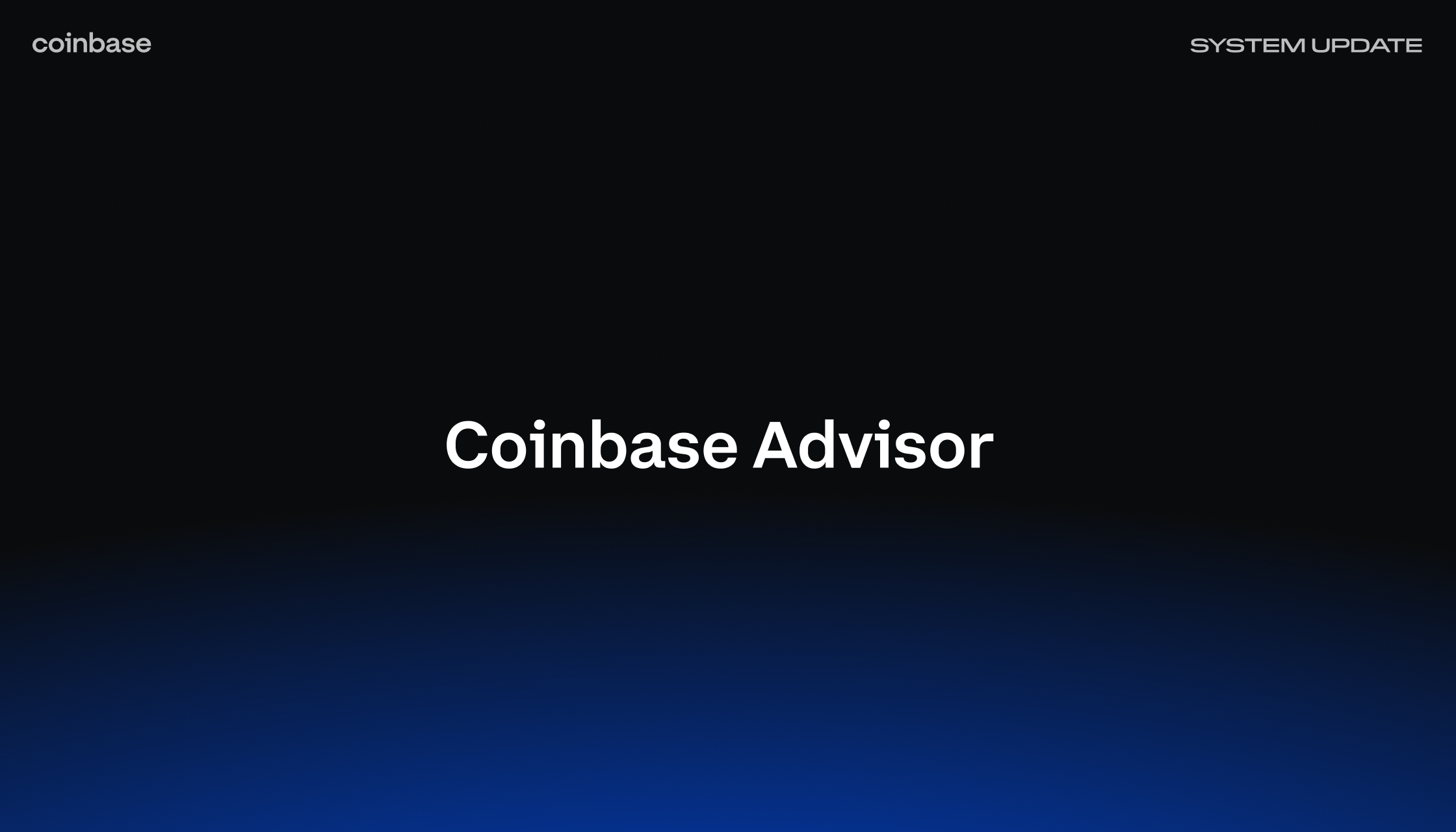 Coinbase Advisor