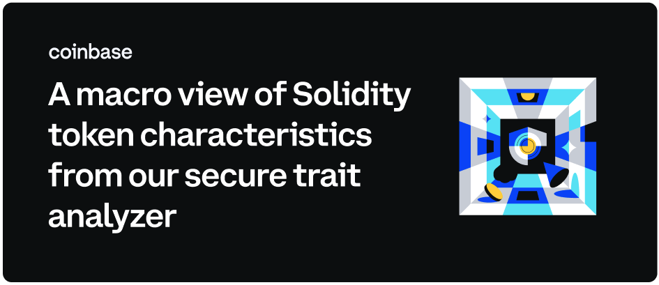 A macro view of Solidity token characteristics from our secure trait ...