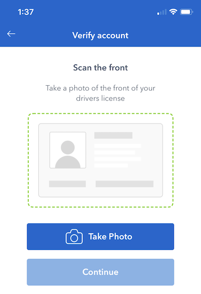Verify account
