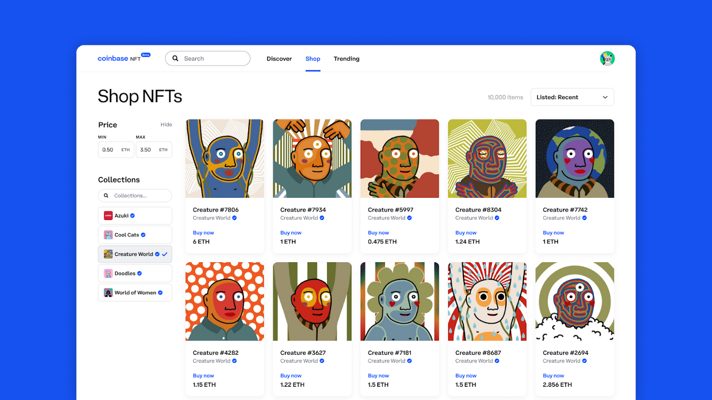 gm! Coinbase NFT is now in beta - image 4