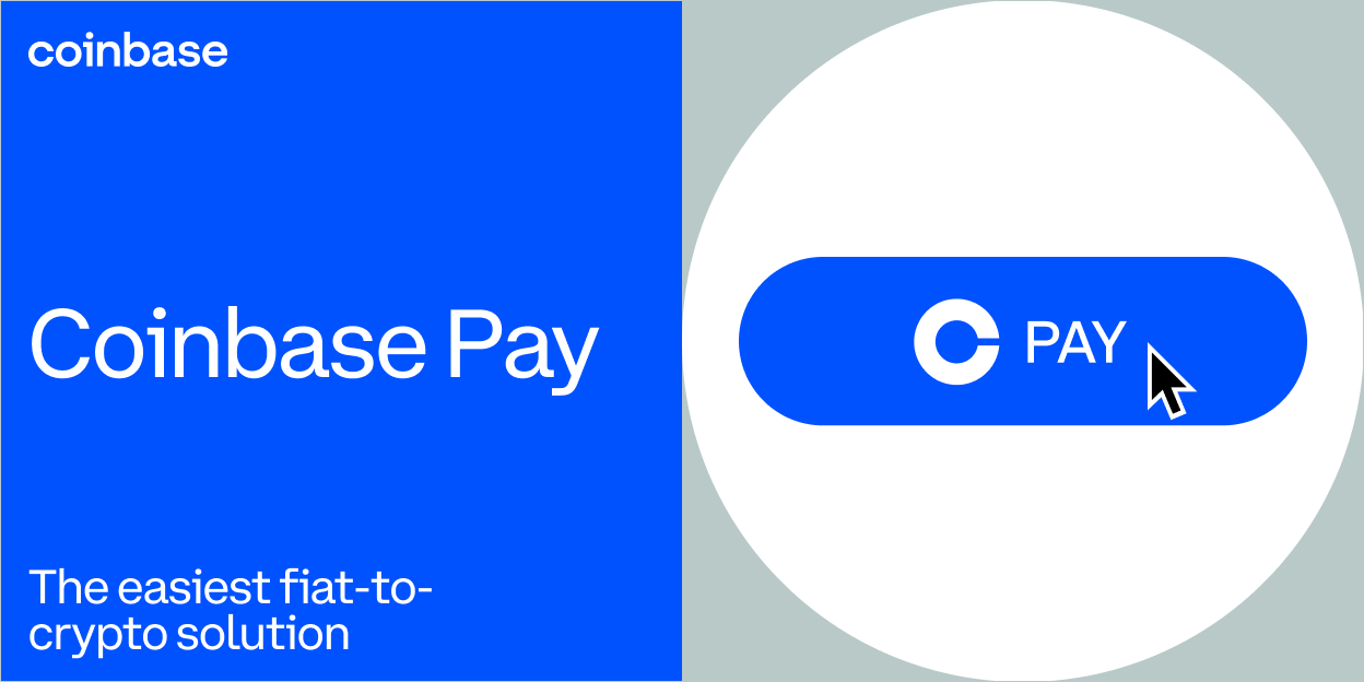 Coinbase Pay the easiest way to purchase or transfer crypto is