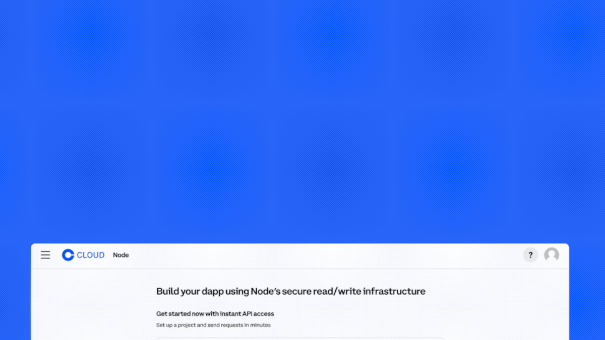 Coinbase Cloud Node