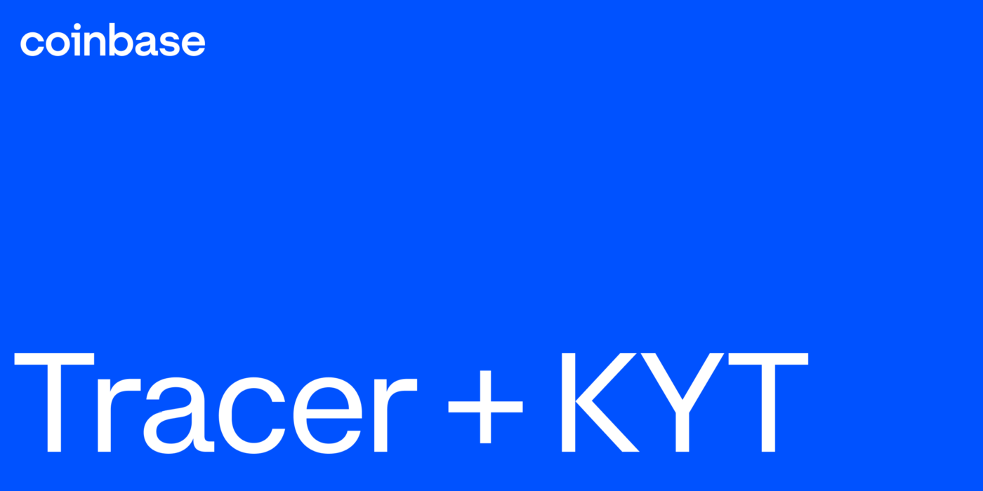 Crypto compliance at scale: Coinbase Tracer and Know Your Transaction API - Hero