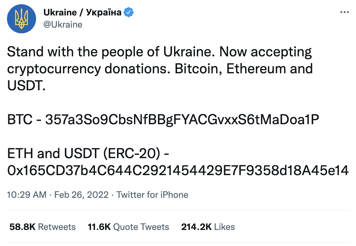 An email address for money