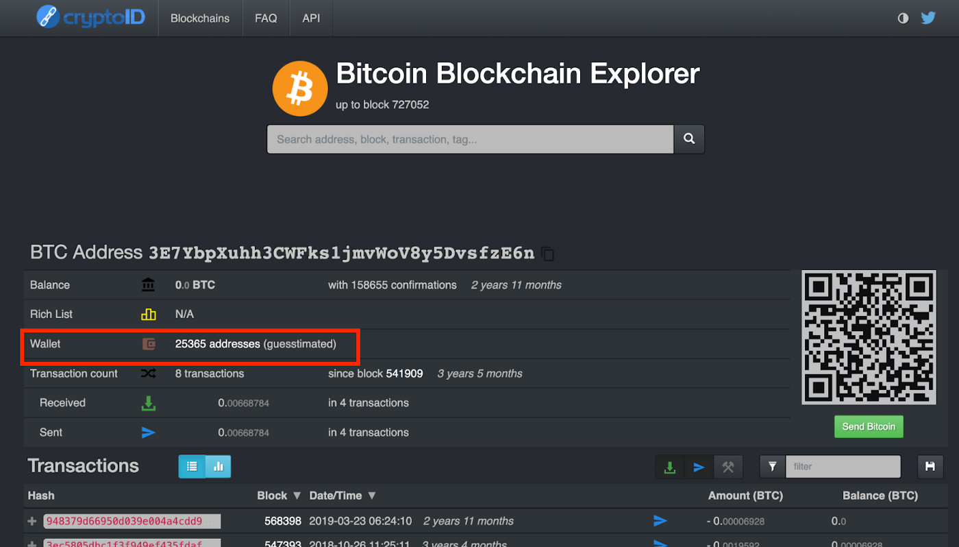 Bitcoin Blockchain Explorer