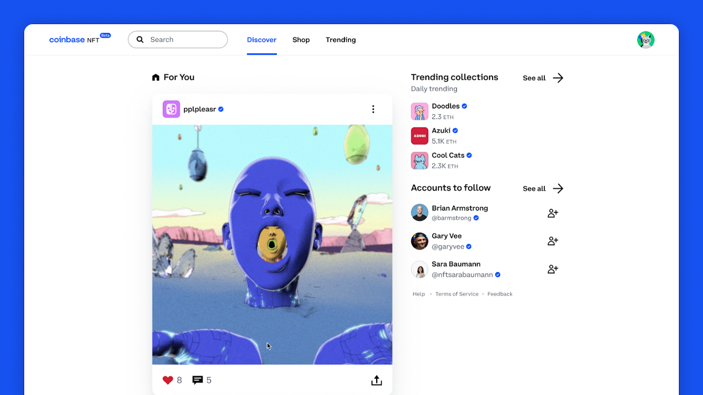 gm! Coinbase NFT is now in beta - image 3