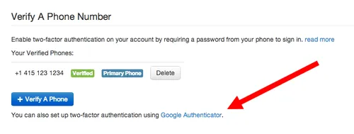 You can now use Google Authenticator for Two-Factor Authentication